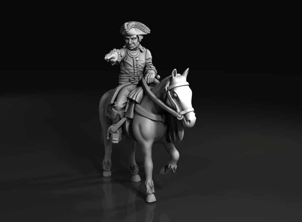 Russian Mounted General