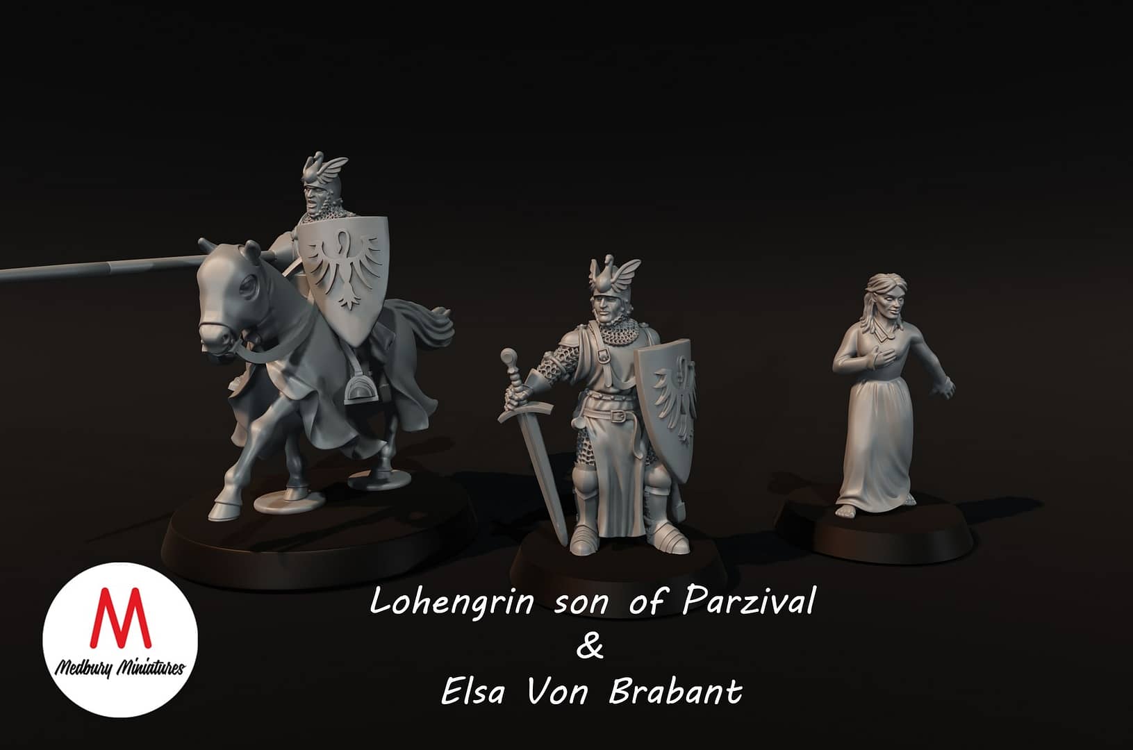Lohengrin son of Parzival and Elsa Von Brabant 1