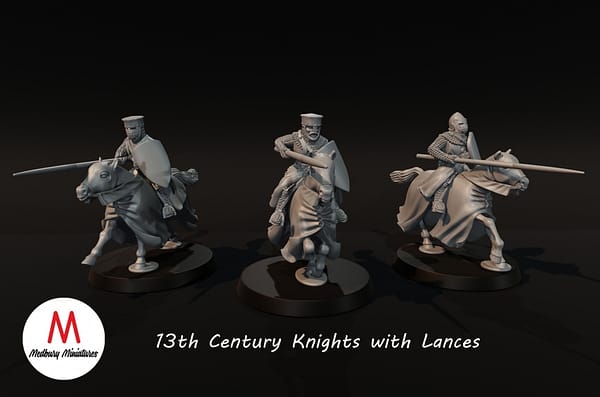 13th Century Knights with Lances -1