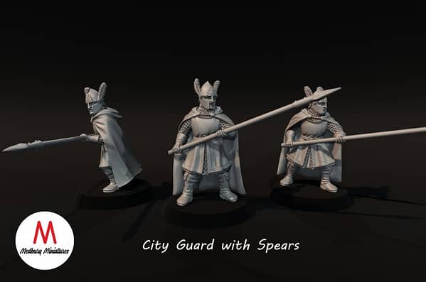 City Guard With Spears