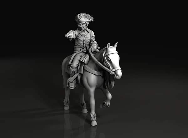 Russian Mounted General