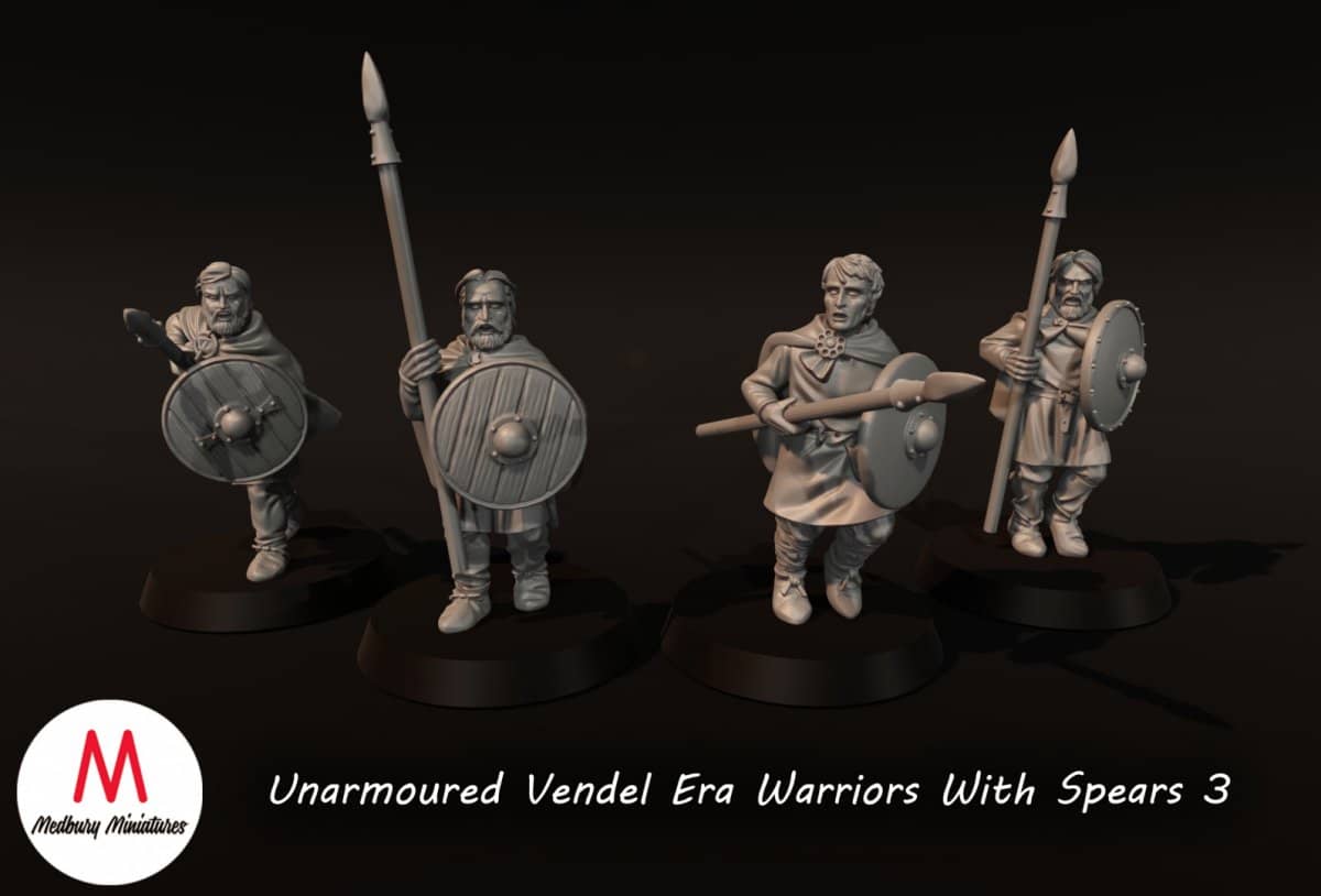 Dark Ages - Unarmoured Vendel Era Warriors With Spears 3 - Day of ...