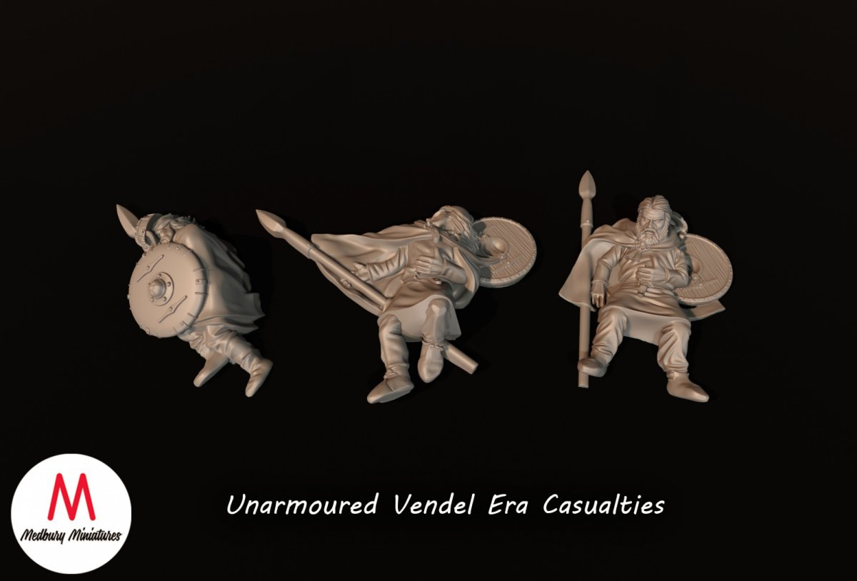 Dark Ages - Vendel Era Unarmoured Casualties - Day of Battle Games POD